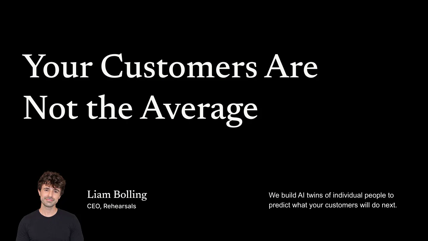 Slide 1: Your Customers Are Not the Average